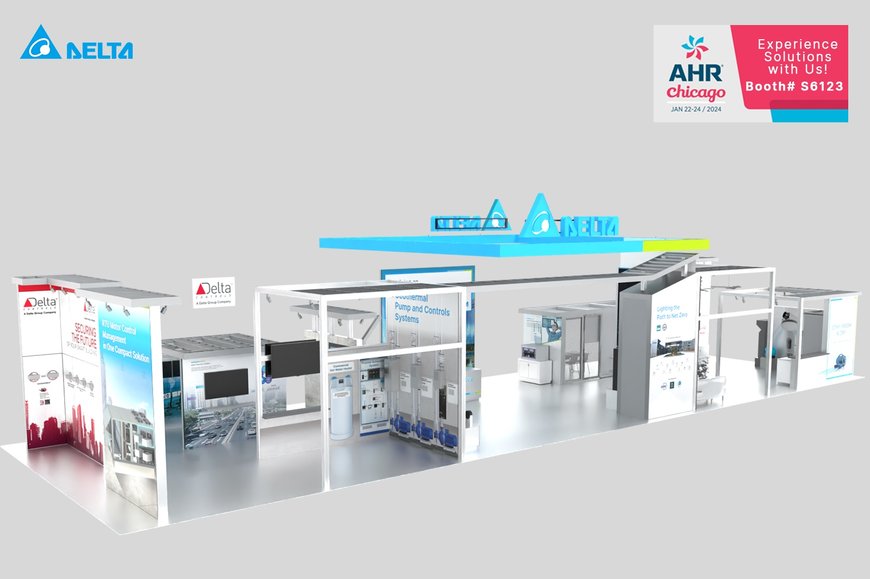 Delta showcases innovative building solutions for smart, energy-efficient and safe spaces at AHR Expo 2024 